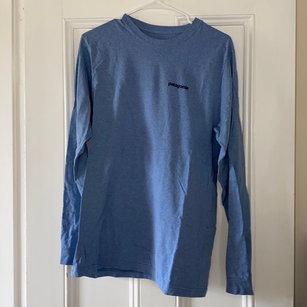 Blue Patagonia shirt